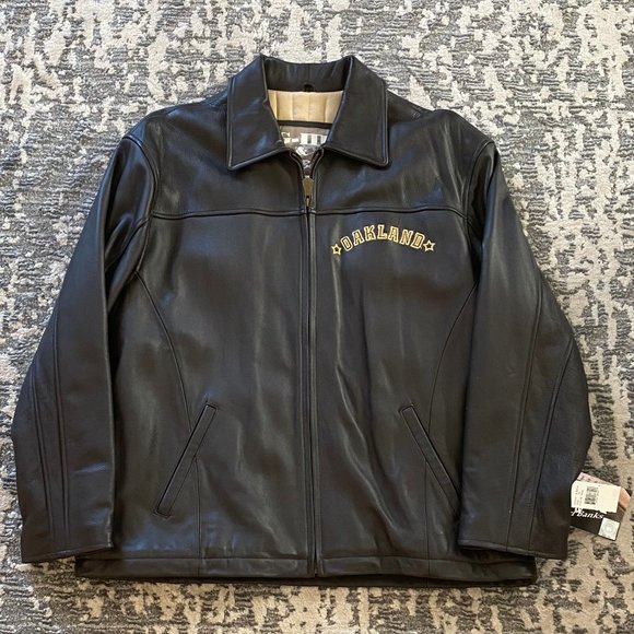 NFL Other - Oakland Raiders Leather Jacket VINTAGE G-III & Carl Banks NFL Size XL